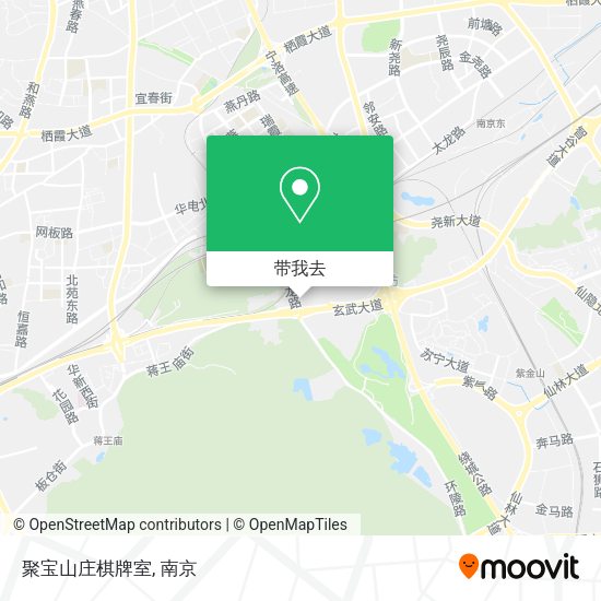 聚宝山庄棋牌室地图