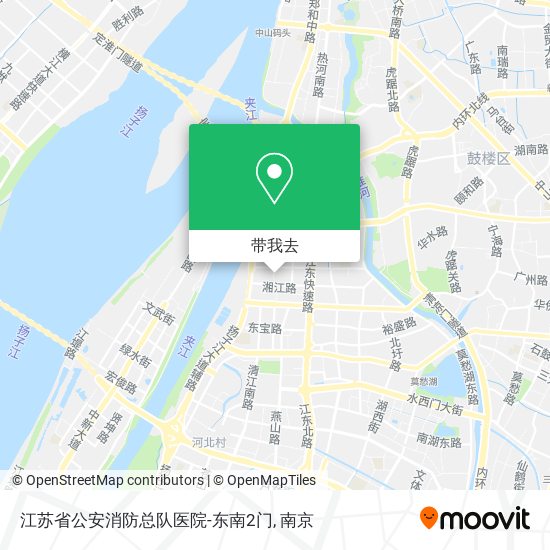 江苏省公安消防总队医院-东南2门地图