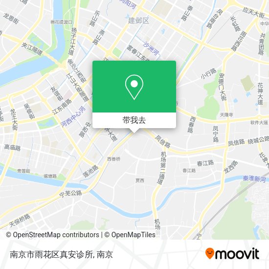 南京市雨花区真安诊所地图