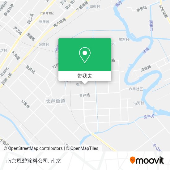 南京恩碧涂料公司地图