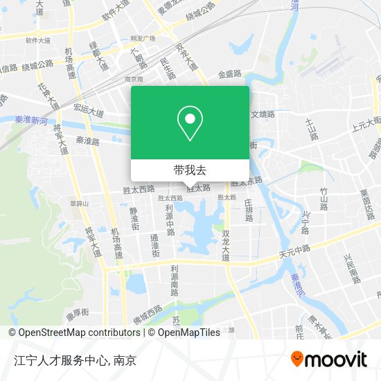 江宁人才服务中心地图