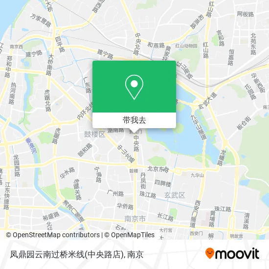凤鼎园云南过桥米线(中央路店)地图