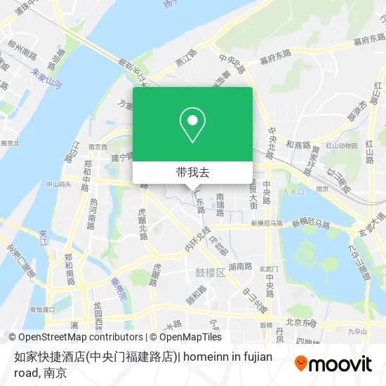 如家快捷酒店(中央门福建路店)| homeinn in fujian road地图
