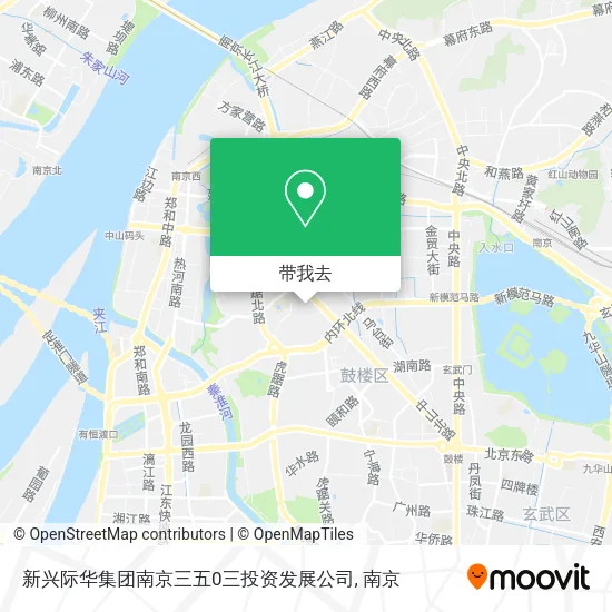 新兴际华集团南京三五0三投资发展公司地图