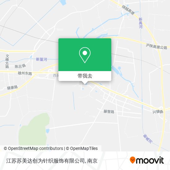 江苏苏美达创为针织服饰有限公司地图
