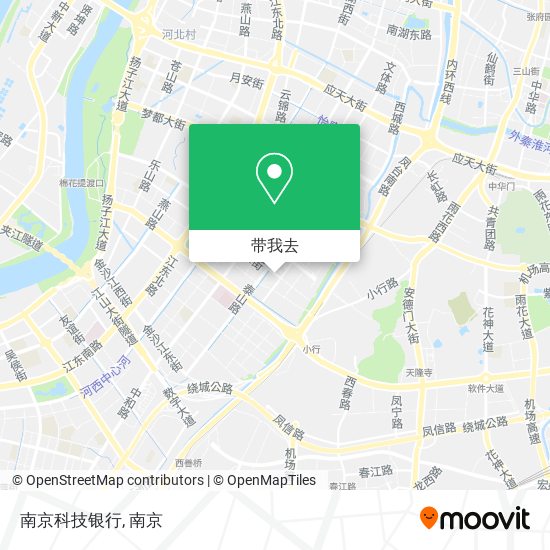 南京科技银行地图