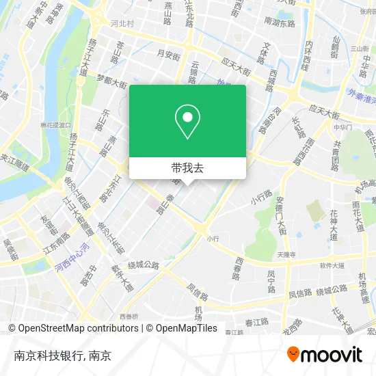 南京科技银行地图