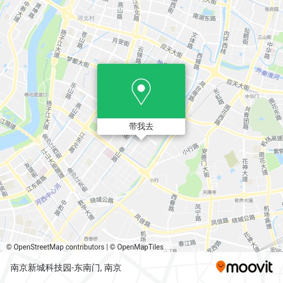 南京新城科技园-东南门地图