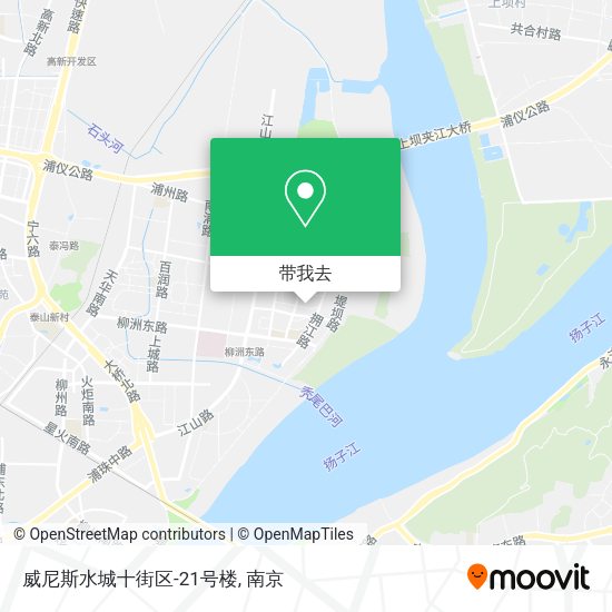 威尼斯水城十街区-21号楼地图