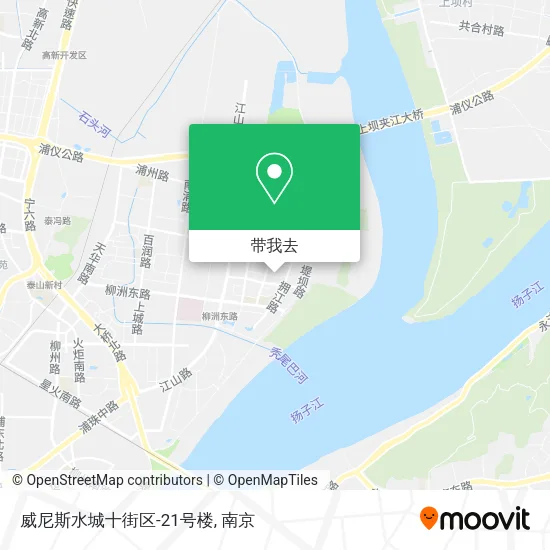 威尼斯水城十街区-21号楼地图