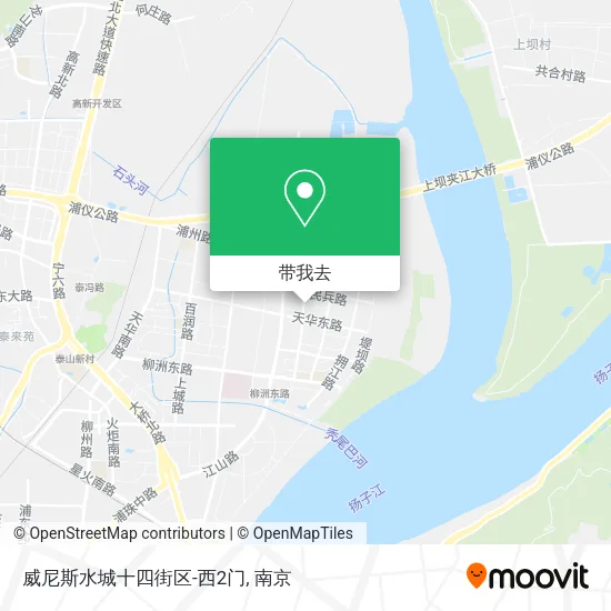 威尼斯水城十四街区-西2门地图