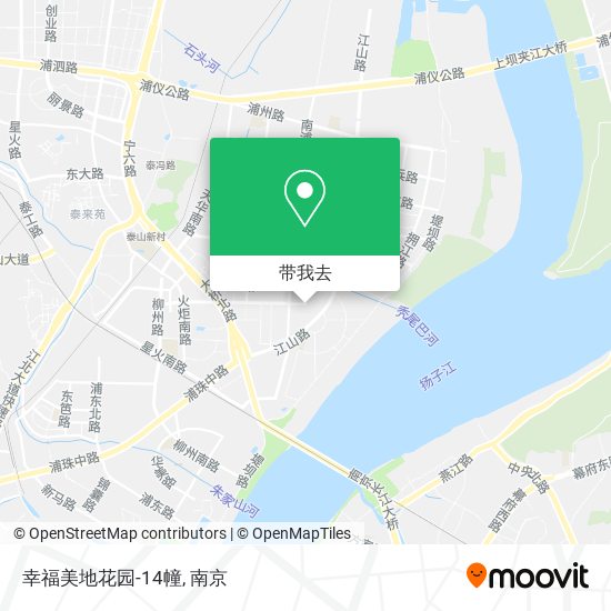 幸福美地花园-14幢地图