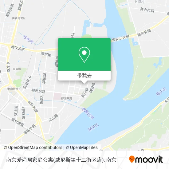 南京爱尚居家庭公寓(威尼斯第十二街区店)地图