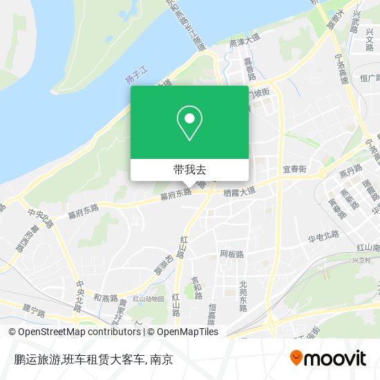 鹏运旅游,班车租赁大客车地图