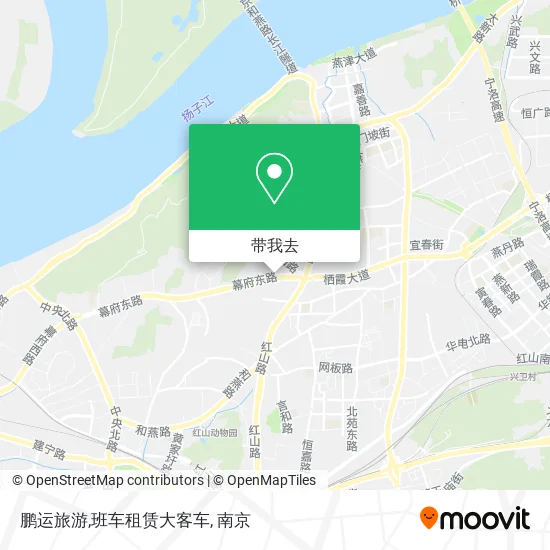 鹏运旅游,班车租赁大客车地图