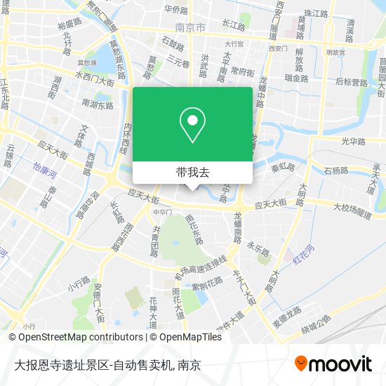 大报恩寺遗址景区-自动售卖机地图