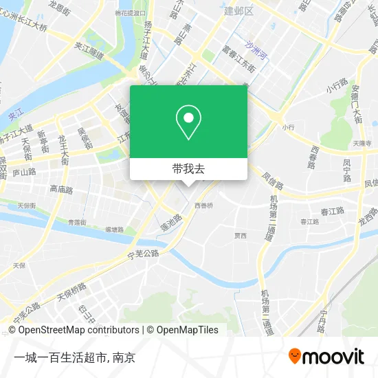 一城一百生活超市地图