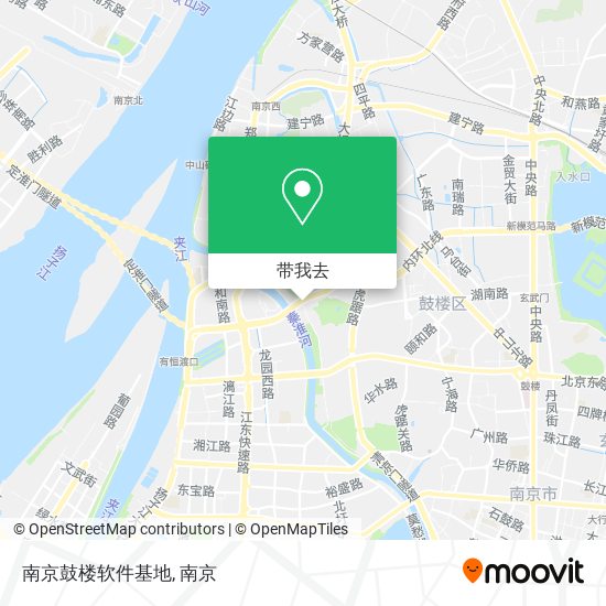 南京鼓楼软件基地地图