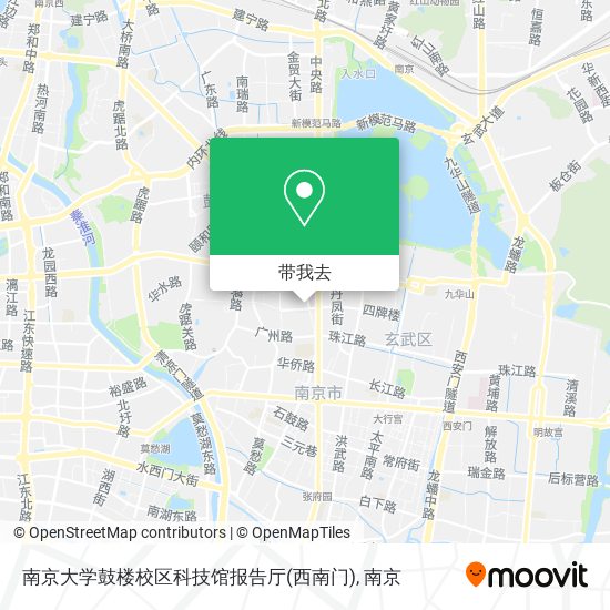 南京大学鼓楼校区科技馆报告厅(西南门)地图