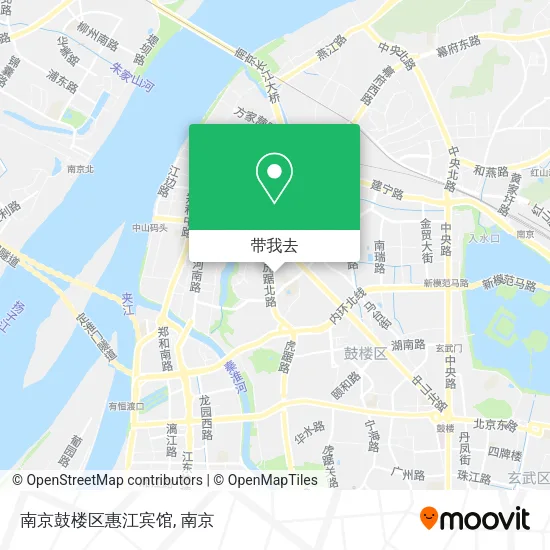 南京鼓楼区惠江宾馆地图