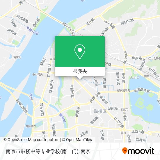 南京市鼓楼中等专业学校(南一门)地图