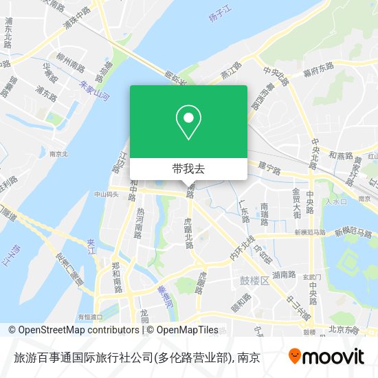 旅游百事通国际旅行社公司(多伦路营业部)地图