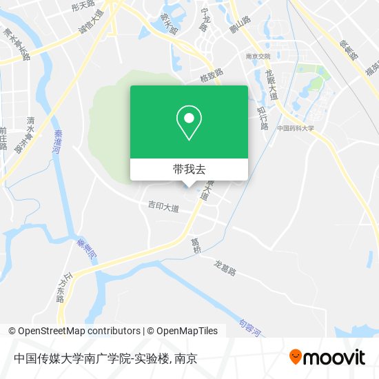 中国传媒大学南广学院-实验楼地图