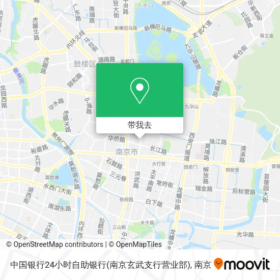 中国银行24小时自助银行(南京玄武支行营业部)地图