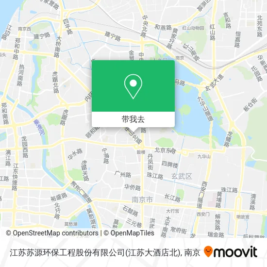 江苏苏源环保工程股份有限公司(江苏大酒店北)地图