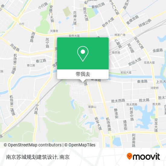 南京苏城规划建筑设计地图