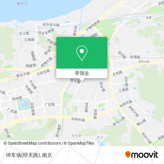 停车场(经天路)地图