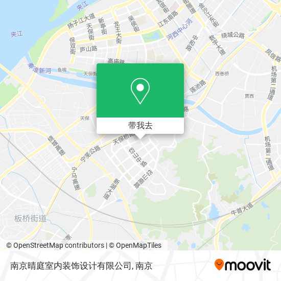 南京晴庭室内装饰设计有限公司地图