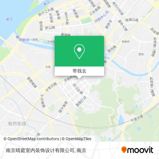 南京晴庭室内装饰设计有限公司地图