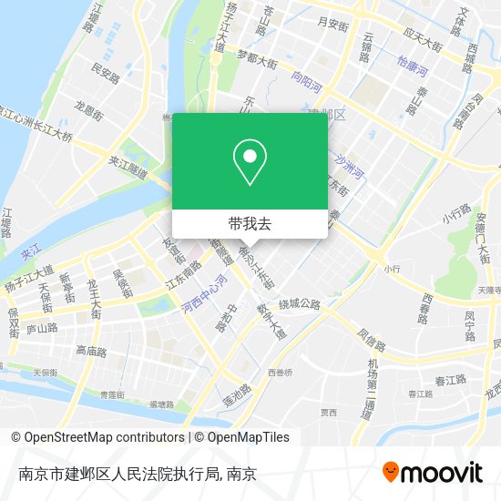 南京市建邺区人民法院执行局地图