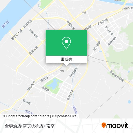 全季酒店(南京板桥店)地图