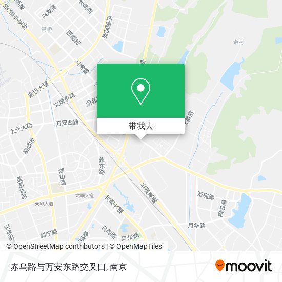 赤乌路与万安东路交叉口地图