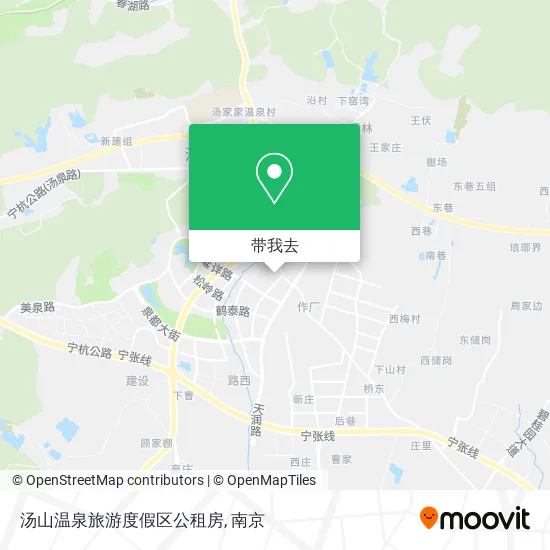 汤山温泉旅游度假区公租房地图