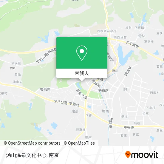汤山温泉文化中心地图