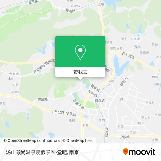 汤山颐尚温泉度假景区-堂吧地图