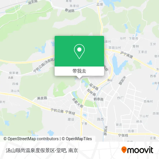 汤山颐尚温泉度假景区-堂吧地图