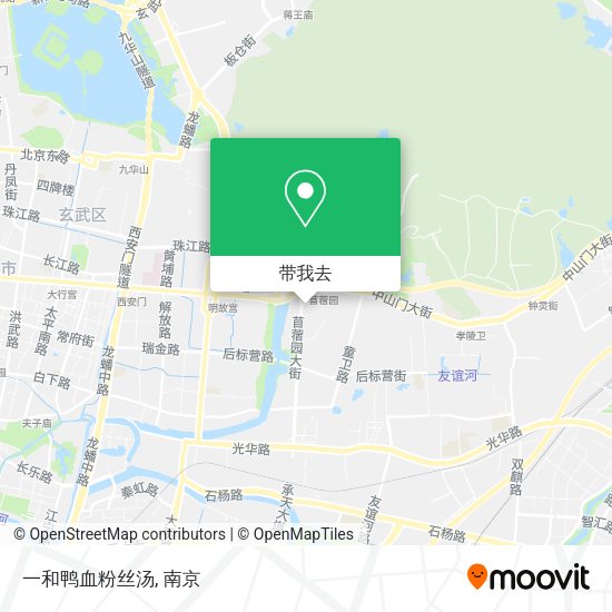 一和鸭血粉丝汤地图