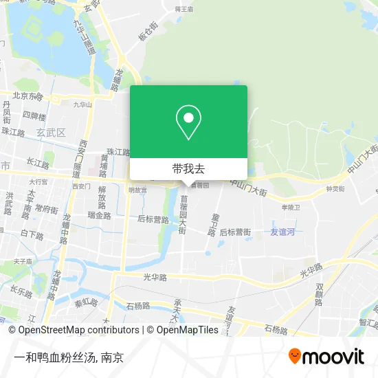 一和鸭血粉丝汤地图