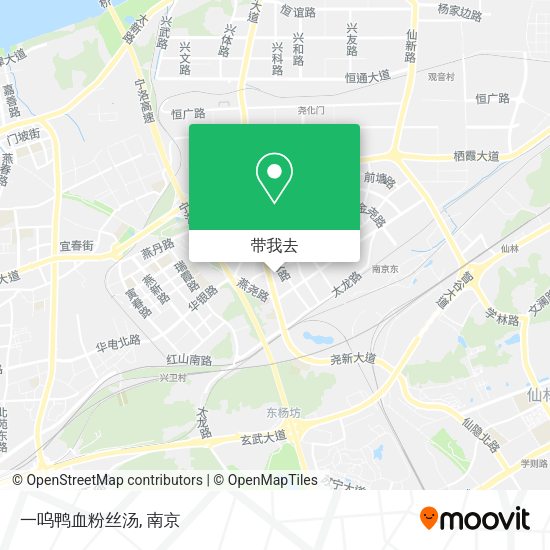 一呜鸭血粉丝汤地图