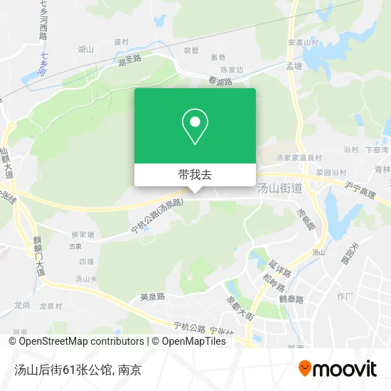汤山后街61张公馆地图