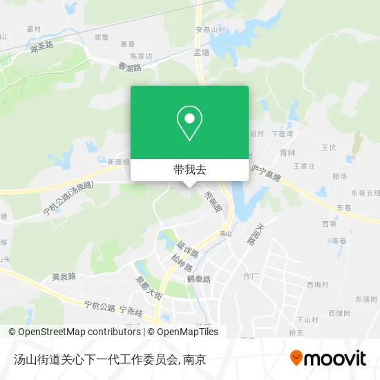 汤山街道关心下一代工作委员会地图