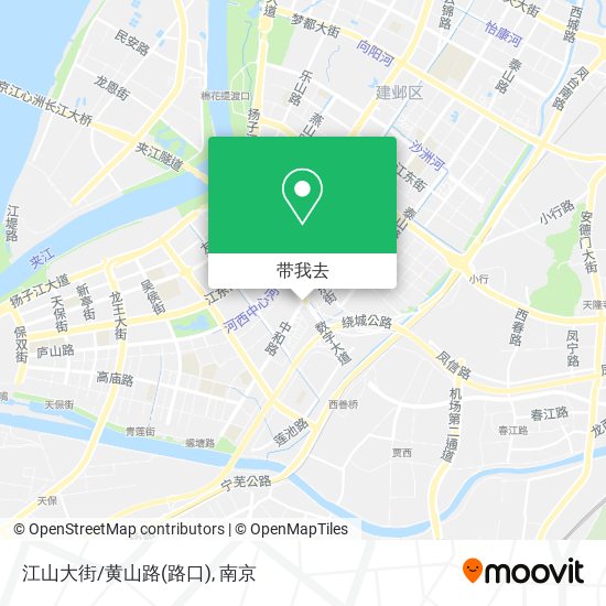 江山大街/黄山路(路口)地图