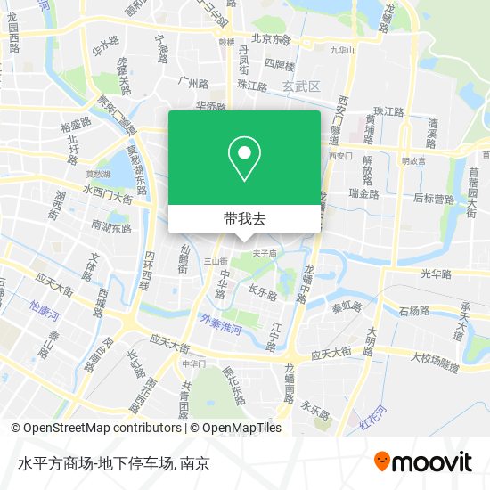水平方商场-地下停车场地图