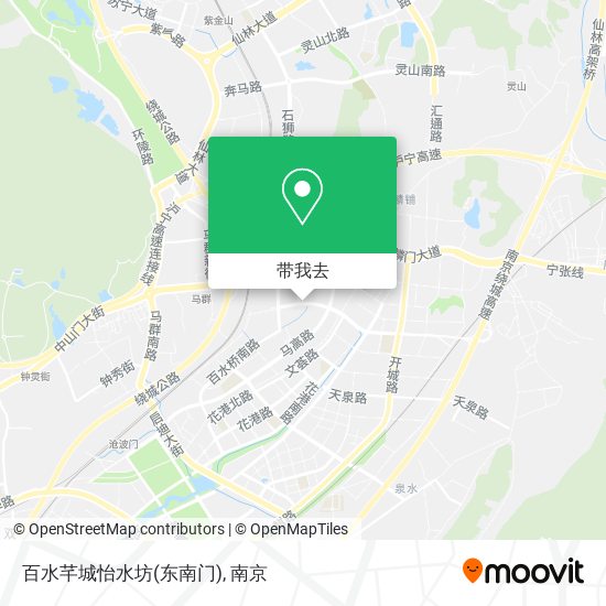 百水芊城怡水坊(东南门)地图