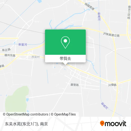 东吴水苑(东北1门)地图