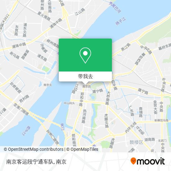 南京客运段宁通车队地图